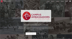 Desktop Screenshot of campusambassadors.com